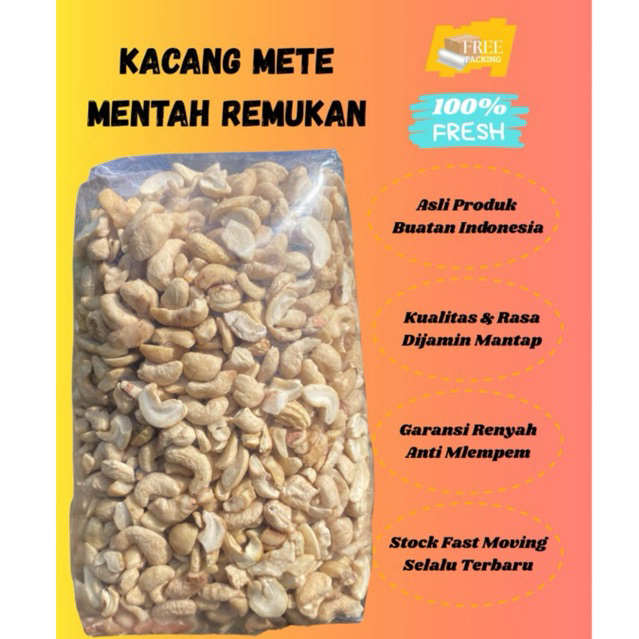 Kacang Mete Mede Mentah kacang mete mentah remukan pecahan