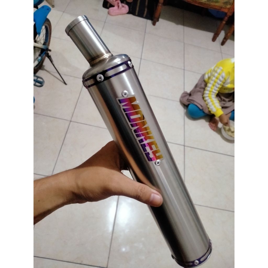 Slincer Knalpot Ninja Original Monkey Bebas Riqwes Ukuran