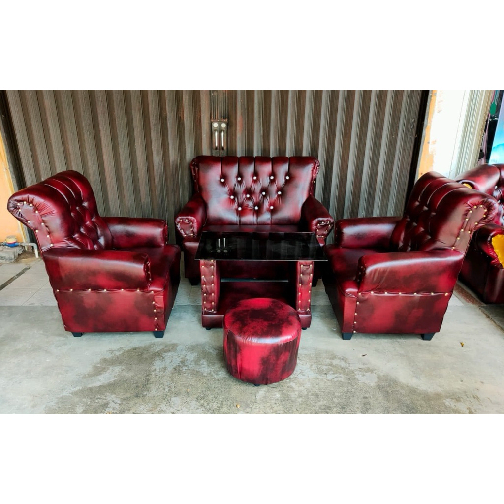 SOFA HELENA 211- SOFA SET PLUS MEJA TAMU - SOFA RUANG TAMU- SOFA MURAH