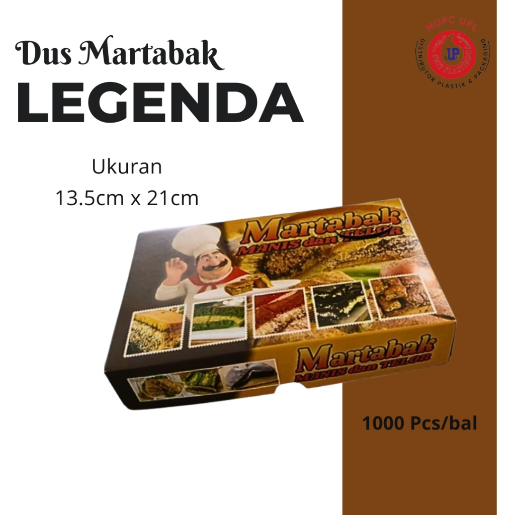

Dus Martabak Legenda/ dus Packaging/ Dus kue/Martabak