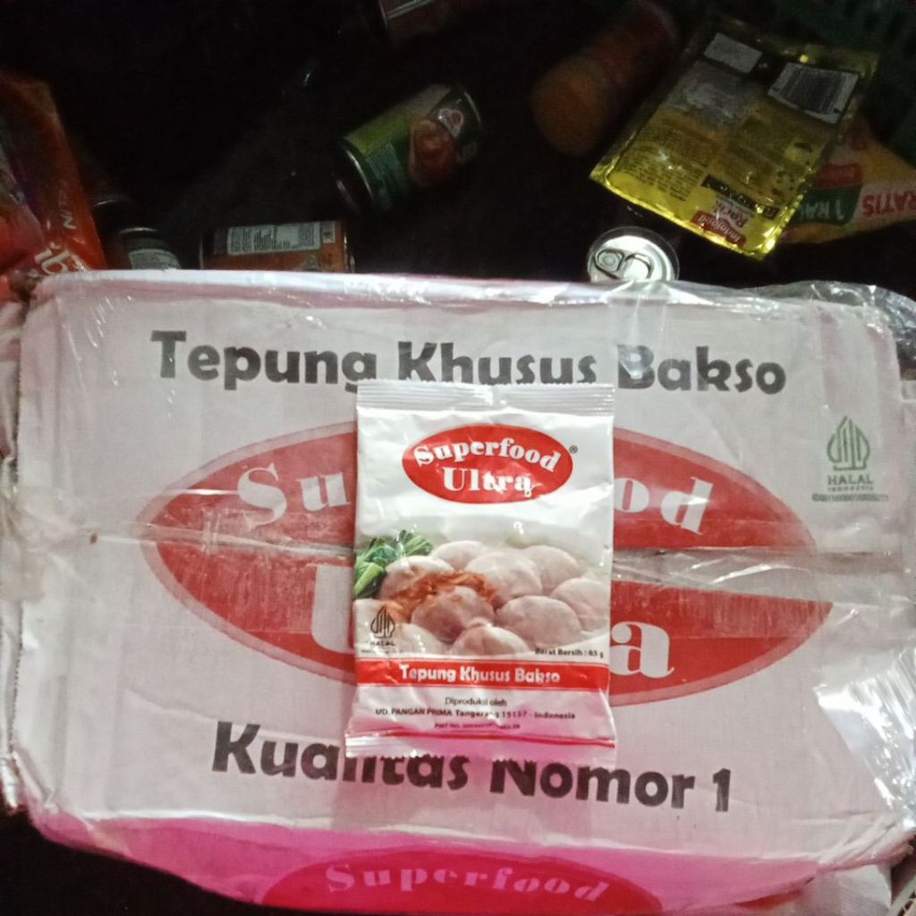 

tepung khusus bakso Sachet (superfood Ultra)65gr