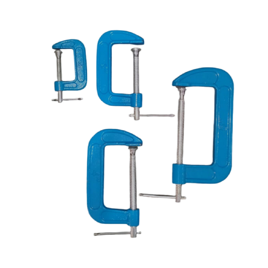 RUSH CLAMP BESI 2" - 5" Klem C SATUAN - Catok Clamp Alat Jepit Penjepit/Klem Besi