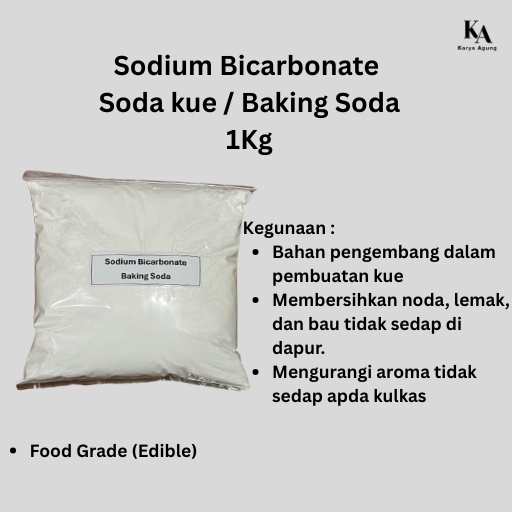 

Sodium Bicarbonate / Baking Soda / Soda Kue 1 kg