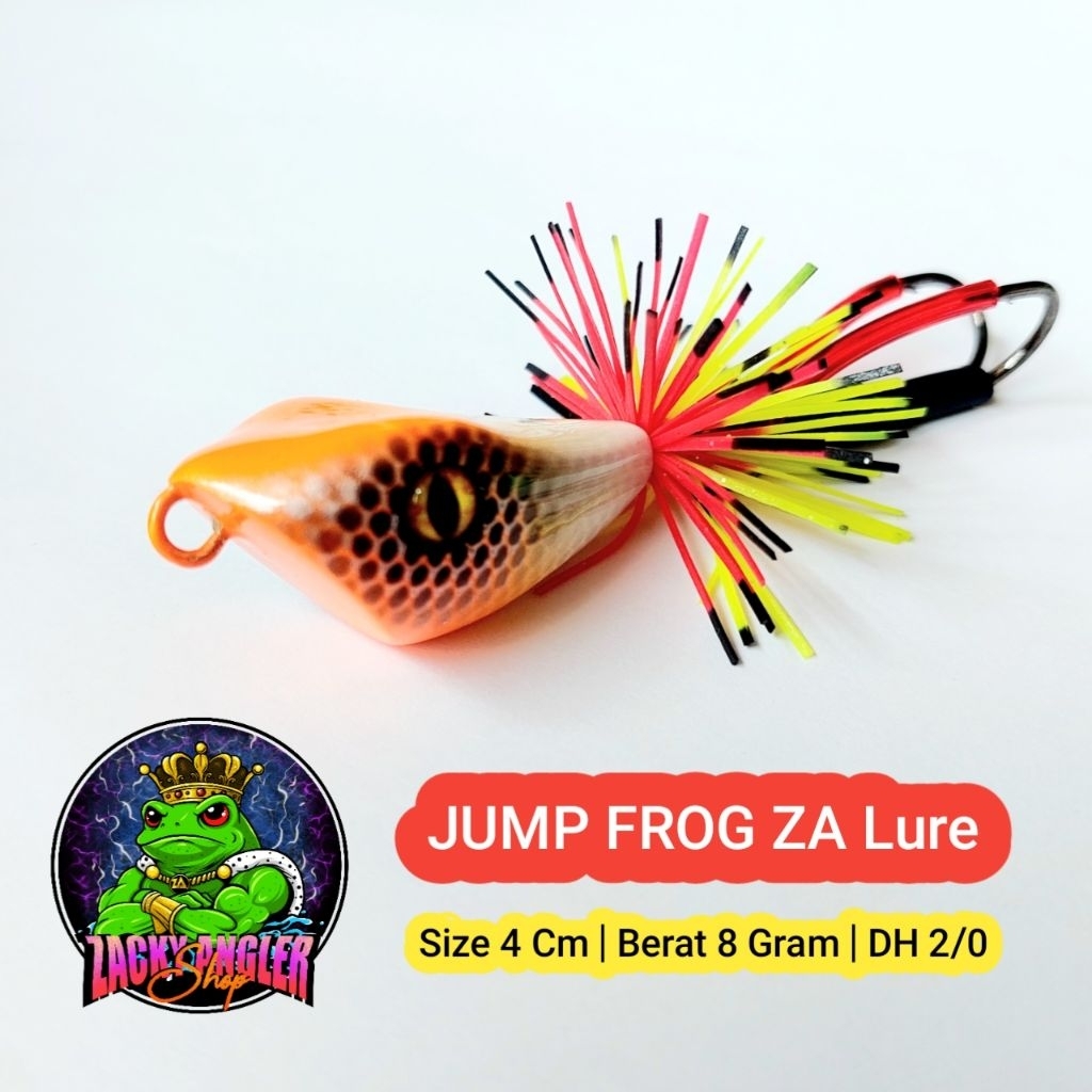 Jump Frog Zacky Angler Lure 4 Cm Umpan Casting Gabus