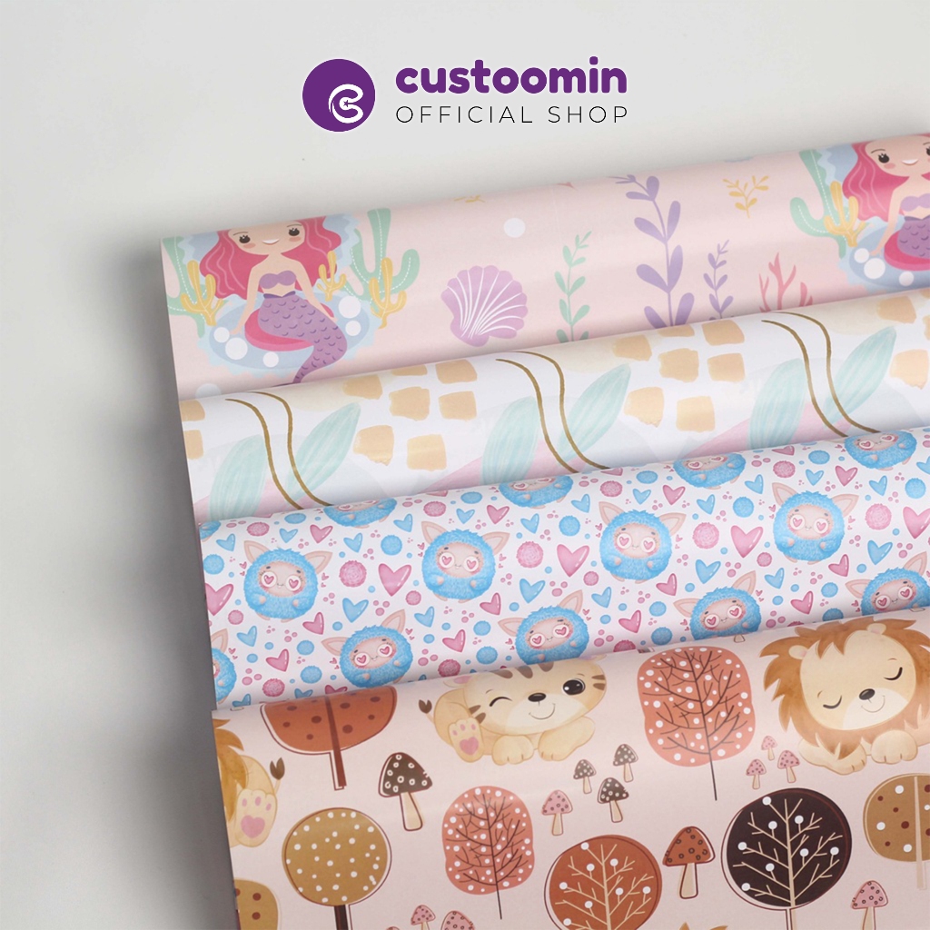 

Kertas Kado #Cute (Ukuran 32x48,5 cm) - Gift Paper - Wrapping Paper - Unique Paper - Custoom.in