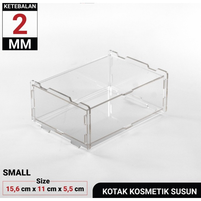 Kotak Kosmetik Akrilik Kotak Akrilik Kotak Masker Multifungsi Single
