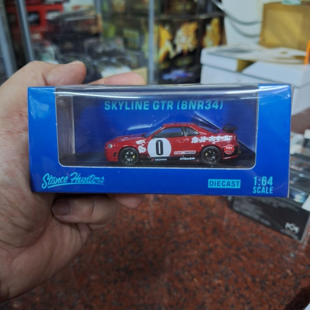 Stance Hunter Skala 64 Nissan Skyline R34 Tampo Zero Japan Red