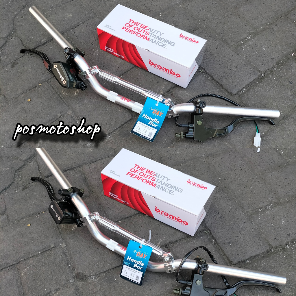Paket stang stir day set master rem kotak Brembo gl cb tiger mp universal