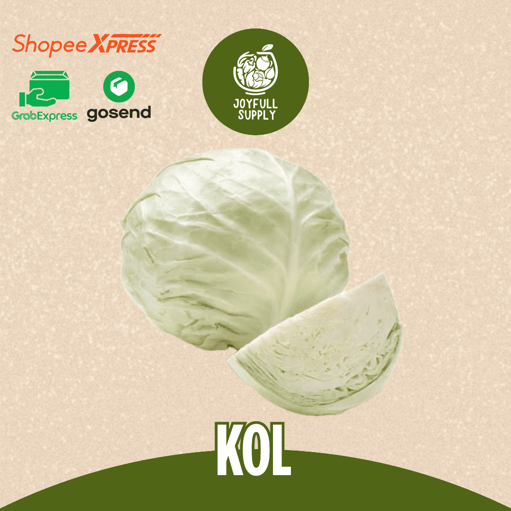 

INSTAN Kol Putih Segar / Sayur Kol / Kol / Cabbage White / Joyfull Supply