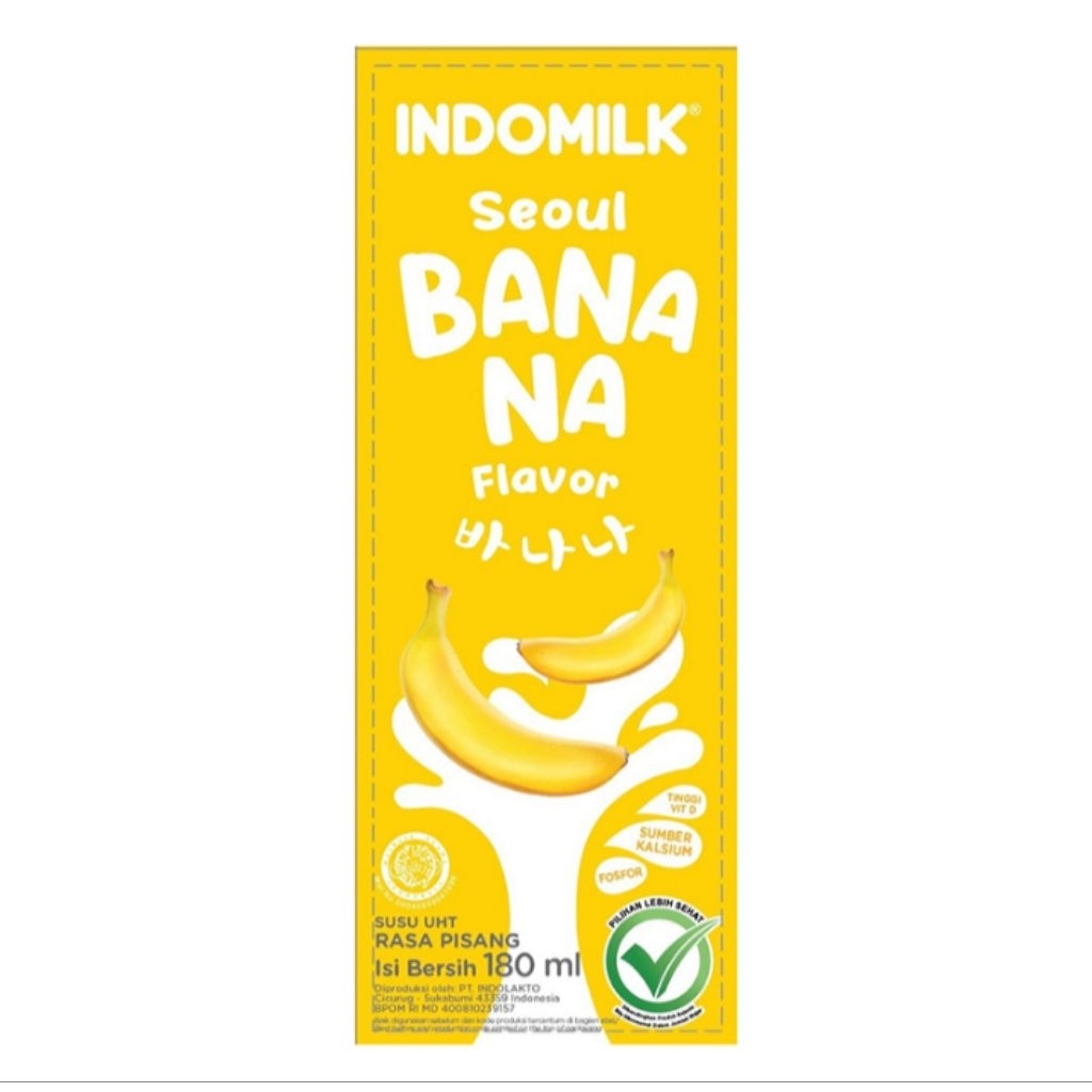 

Indomilk Seoul Susu UHT Banana 180
