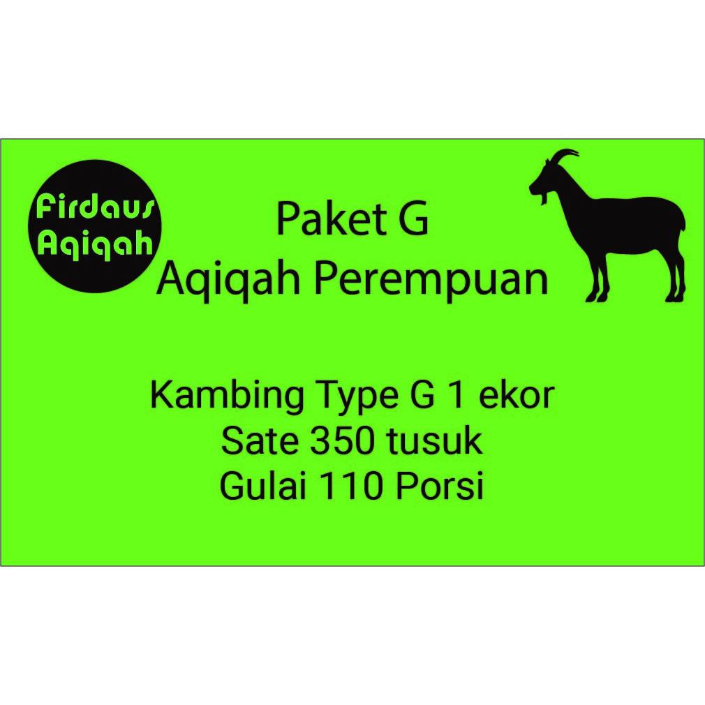 

Paket Aqiqah Type G Perempuan
