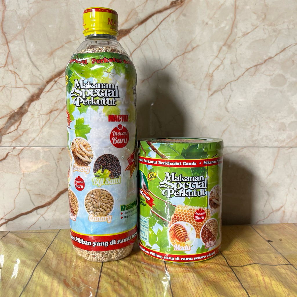 MACTEL JOSKUNG | makanan perkutut botol | makanan perkutut