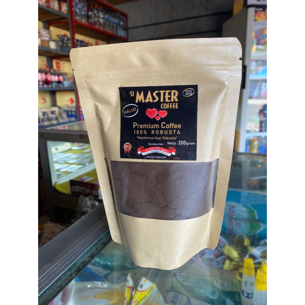 

Kopi Robusta Si Master – Kopi Hitam Kuat, Rasa Nampol! 100% Asli 200gram
