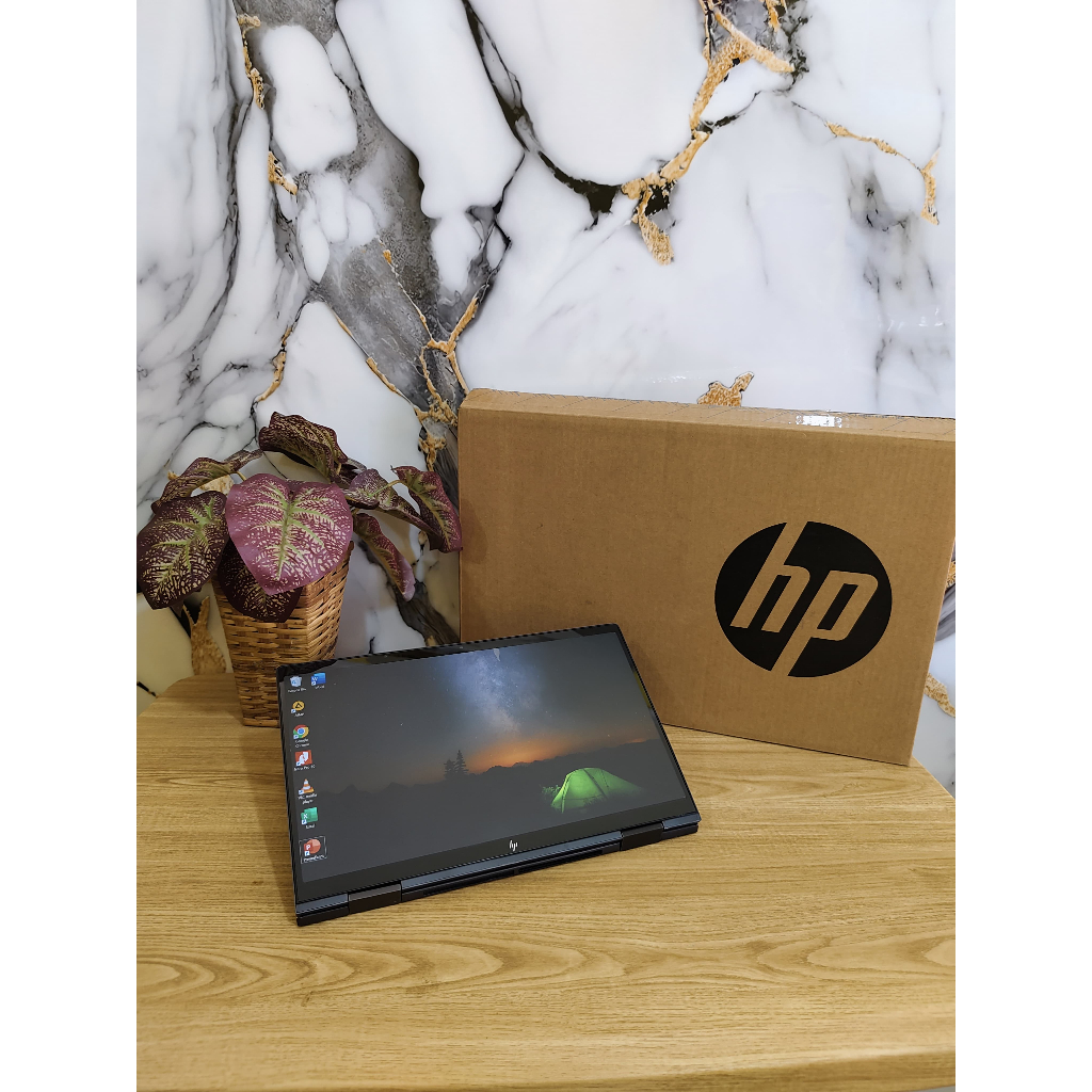 Hp envy x360 13-a0 amd ryzen 5 4500u ram 8gb ssd 512gb touchscreen keyboard backlight 360 degree  wi