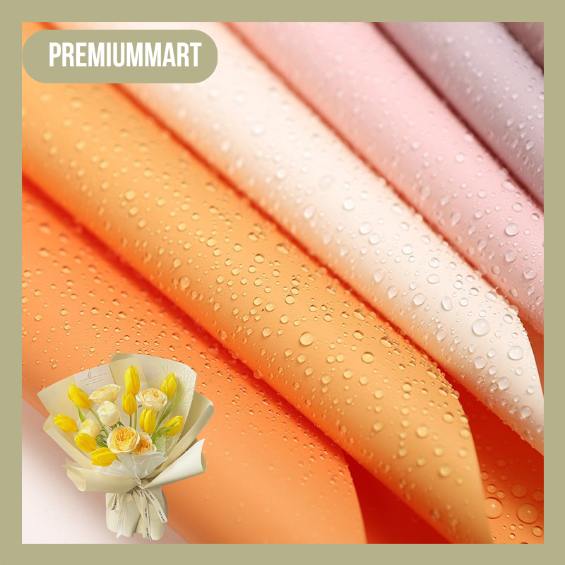 

Kertas Buket Bunga Full Color Cellophane Solid Bungkus Bunga Flower Wrapping Paper KB08