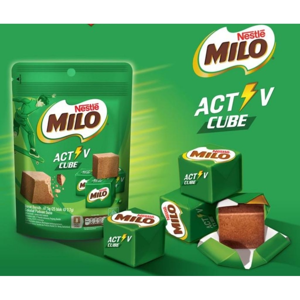 

MILO ACTIV CUBE ( 1 Pack isi 25x2.7 gr)