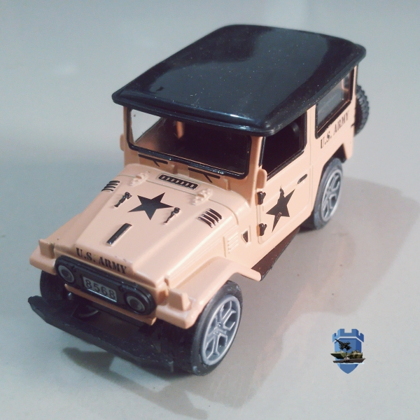 Miniatur Diecast Jeep Militer US Army