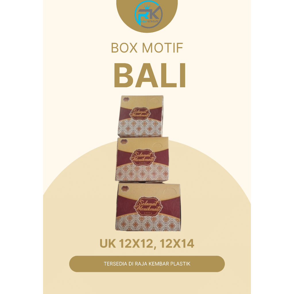 

BOX GS MOTIF BALI UK 12X12/12X14
