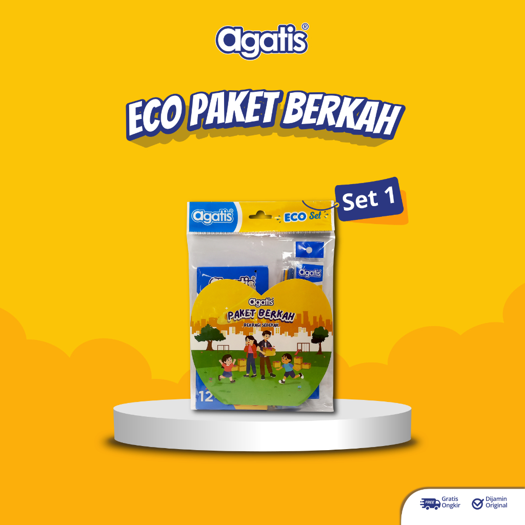 

AGATIS – Paket Alat Tulis Hemat untuk TK–SD Pensil 2B Belajar Menulis Lengkap