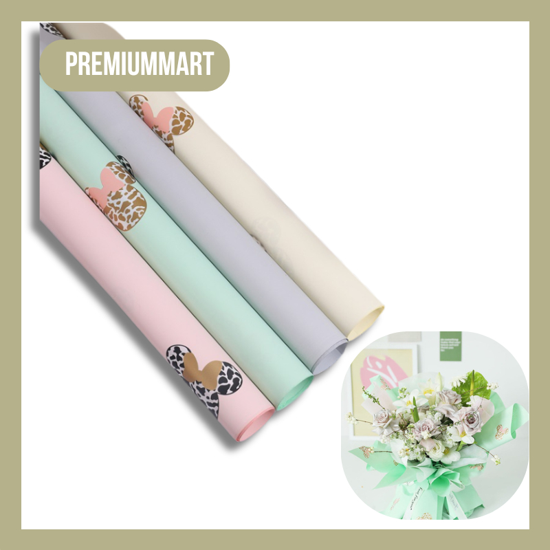 

20 LEMBAR Flower Wrapping Paper Cellophane Florist Kertas Kado/kertas Buket Bunga KB101