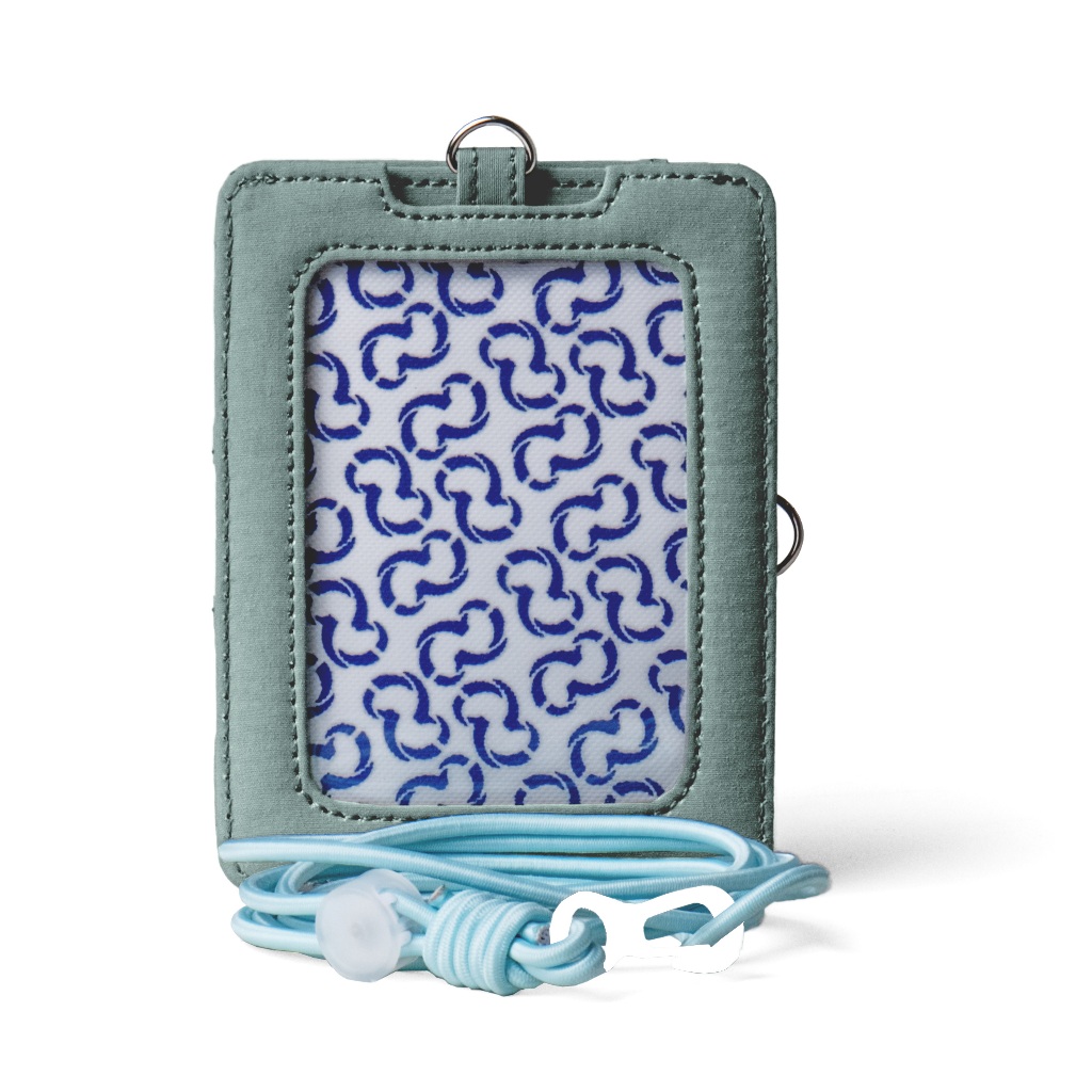 

Wallts Orient Sage - Lanyard Name Tag Id Card Pria Wanita Portrait/vertikal Landscape/horizontal