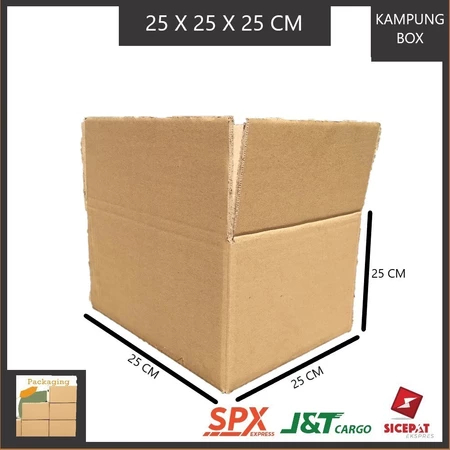 

KARDUS PACKING SINGGLE WALL UKURAN P25xL25xT25