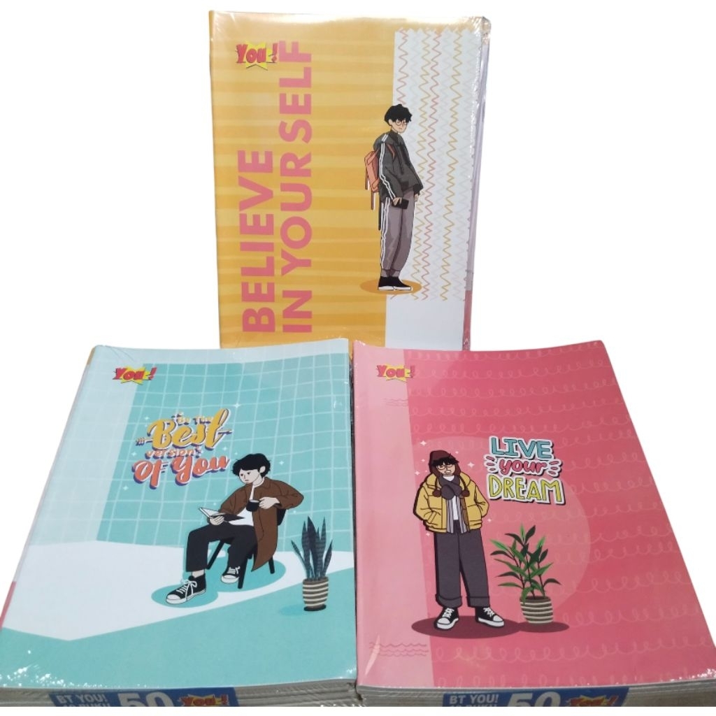 

Ay00! BT You 50 Buku Tulis Murah Isi 50 Lembar 1 Pak 10Pcs