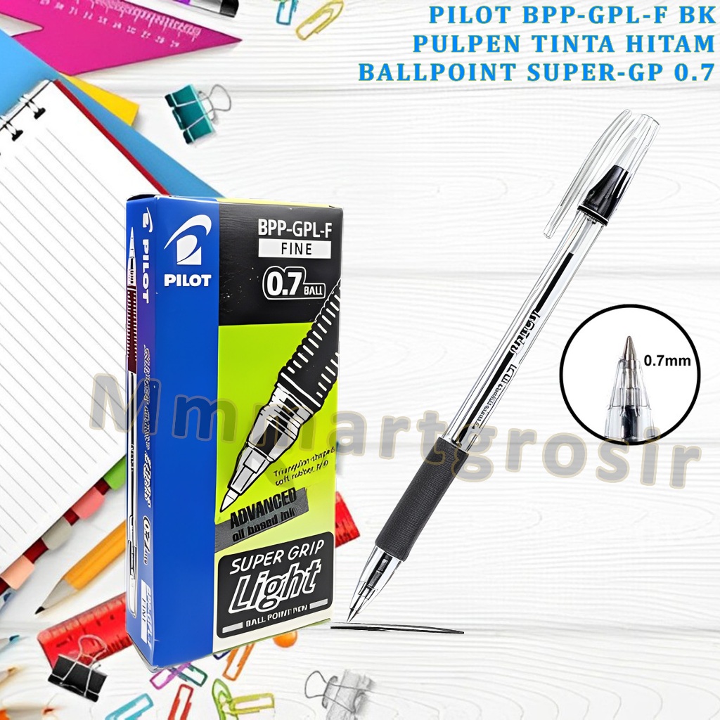 

Pilot Pen / Pulpen Tinta Hitam / Ballpoint Super Gp-0.7 / BPP-GPL-F BK