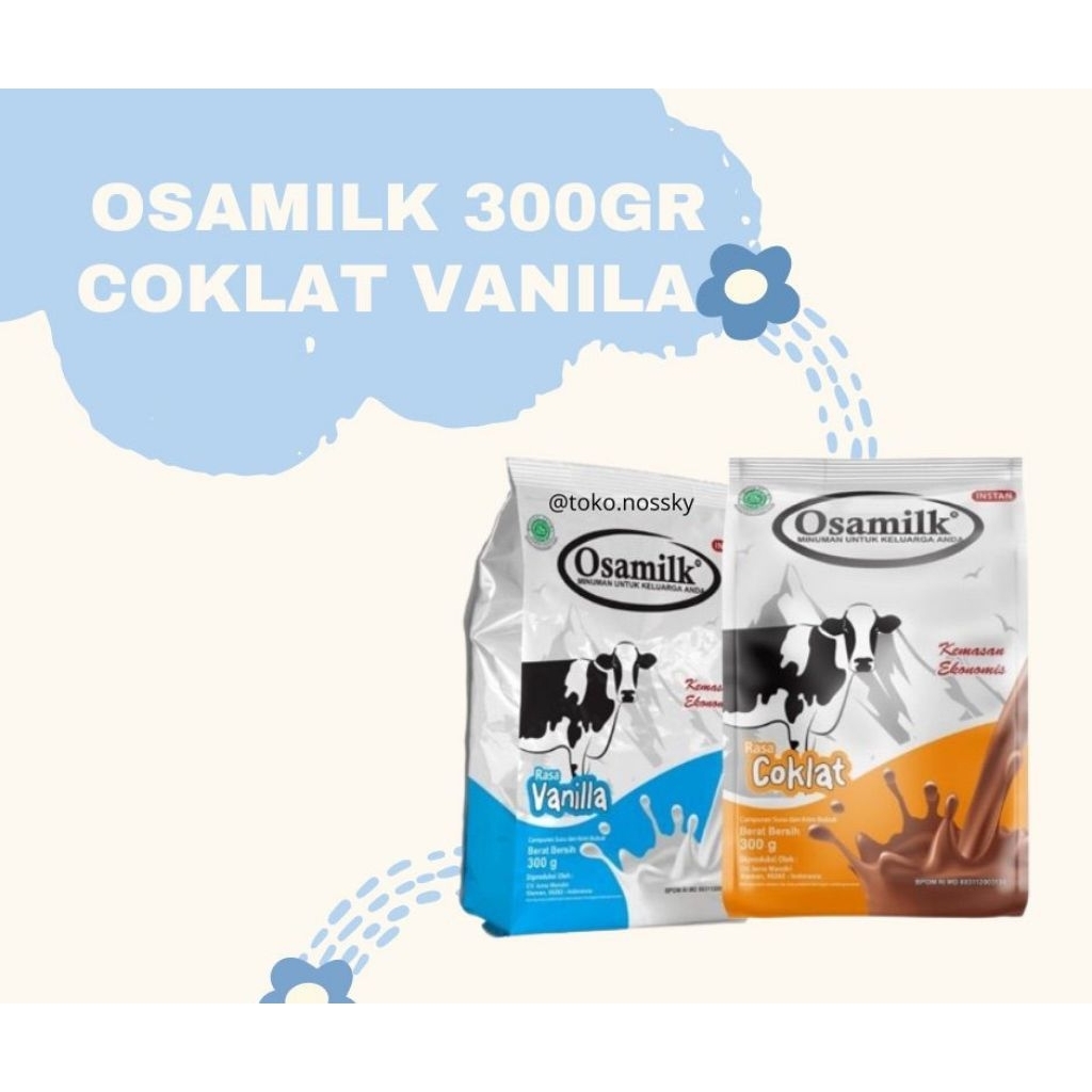 

baru - osamilk 300gr rasa coklat vanila