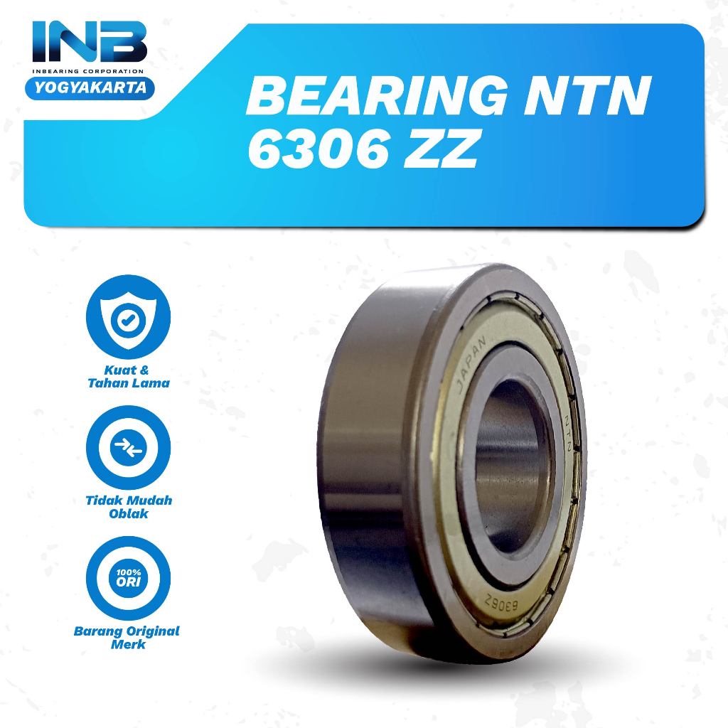 Laker Bearing 6306 ZZ NTN Bearing Pompa Air Ns 100 Bearing Gardan Quick G 1000 Boxer Original NTN IN