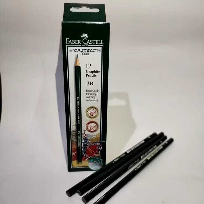 

PENSIL 2B FABER CASTELL ( 1 pack isi 12 pensil ) untuk ujian komputer