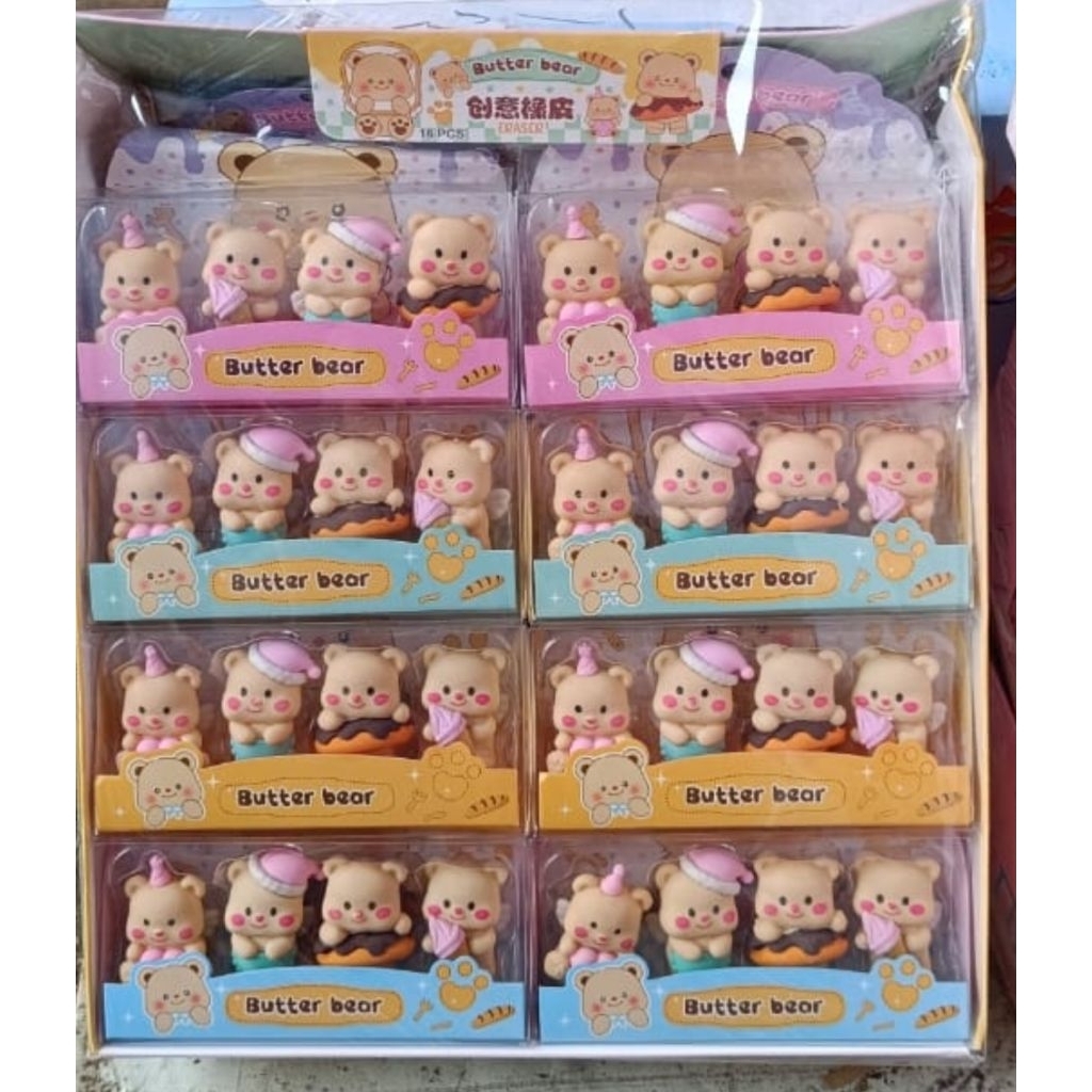 

Penghapus Lotso 1Box 16set || Penghapus Capybara || Stip Cute