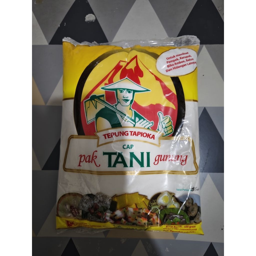

Sagu Tani / Sagu Pak Tani - Sagu Rose Brand 500 gram / Tepung Tapioka pak tani