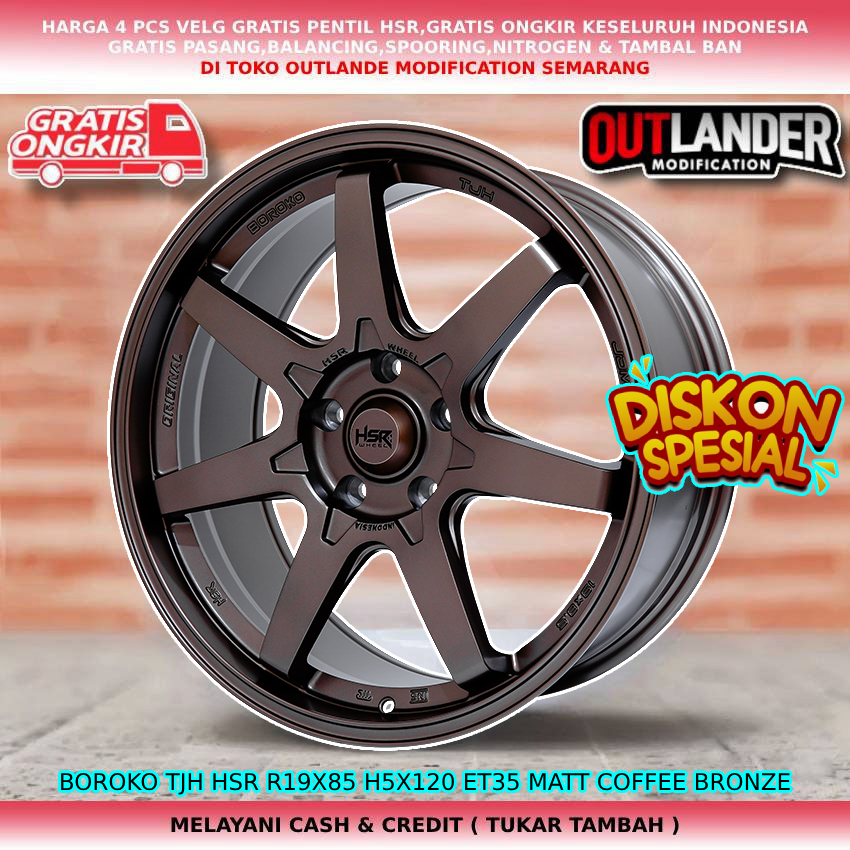 velg racing r19 velg mobil bmw Landrover Discovery Rangerover Mini Countryman dll hsr boroko tjh r19