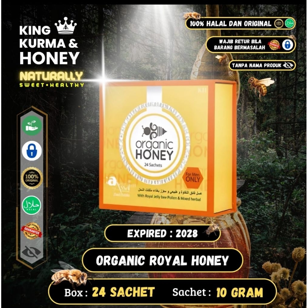 

madu Organik Honey Original box 24 sachet