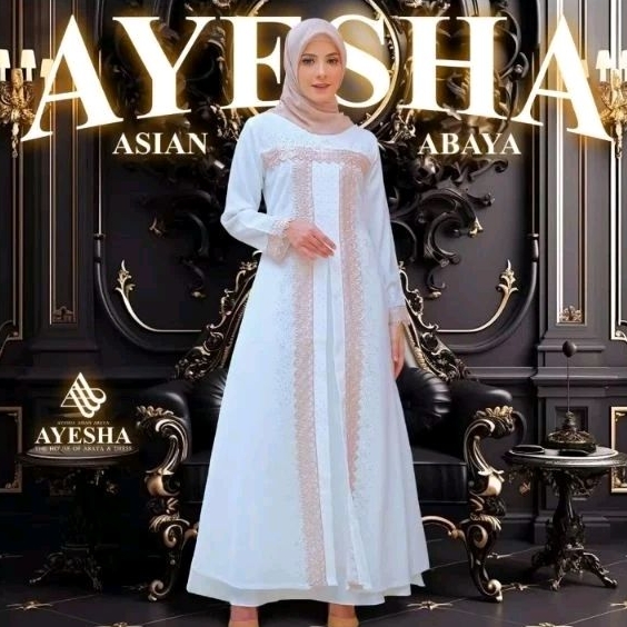 Gamis Putih Wanita Abaya Turkey