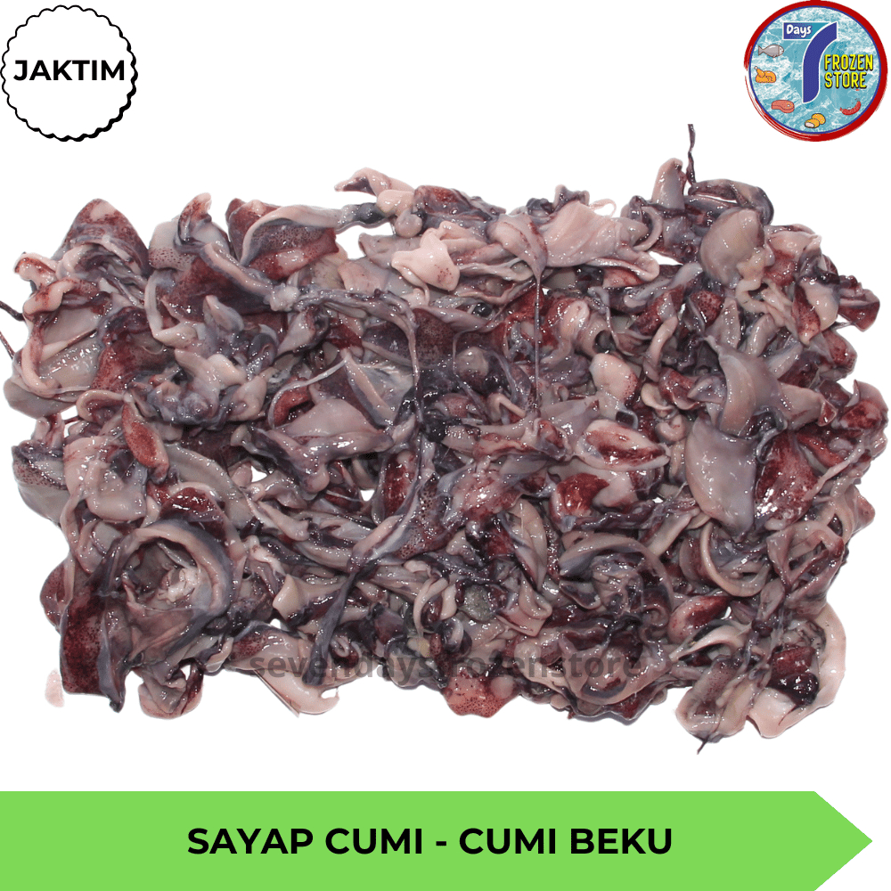

Sayap Cumi-Cumi Beku Frozen Premium Quality 500 Gr