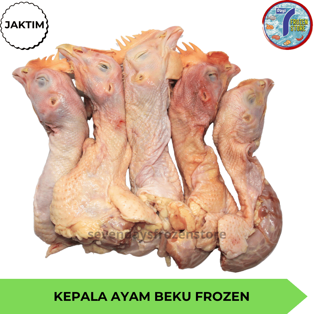 

Kepala Ayam Bersih Segar Beku Frozen 1 Kg
