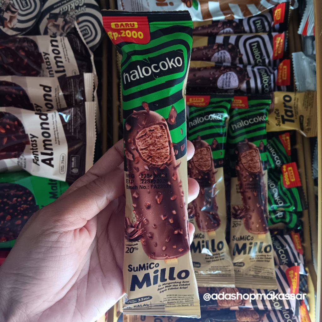 

Es Krim Halocoko Sumico Millo / Sukoco Kopi / Sutaco Taro