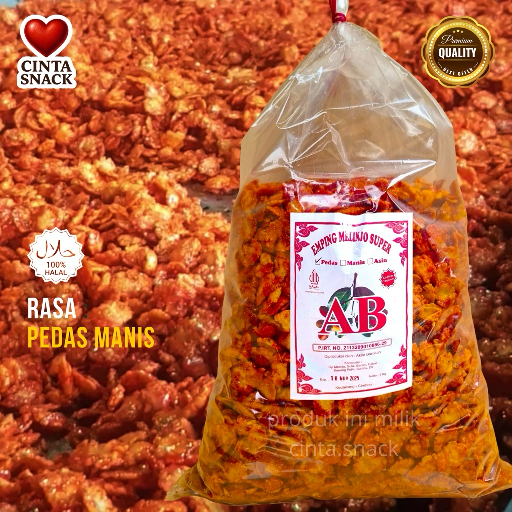 

Emping Melinjo Pedas Manis - Kualitas Super