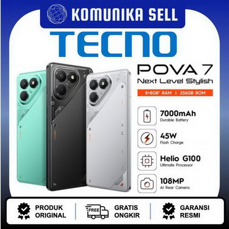Tecno Pova 7 4G - 8GB/128GB