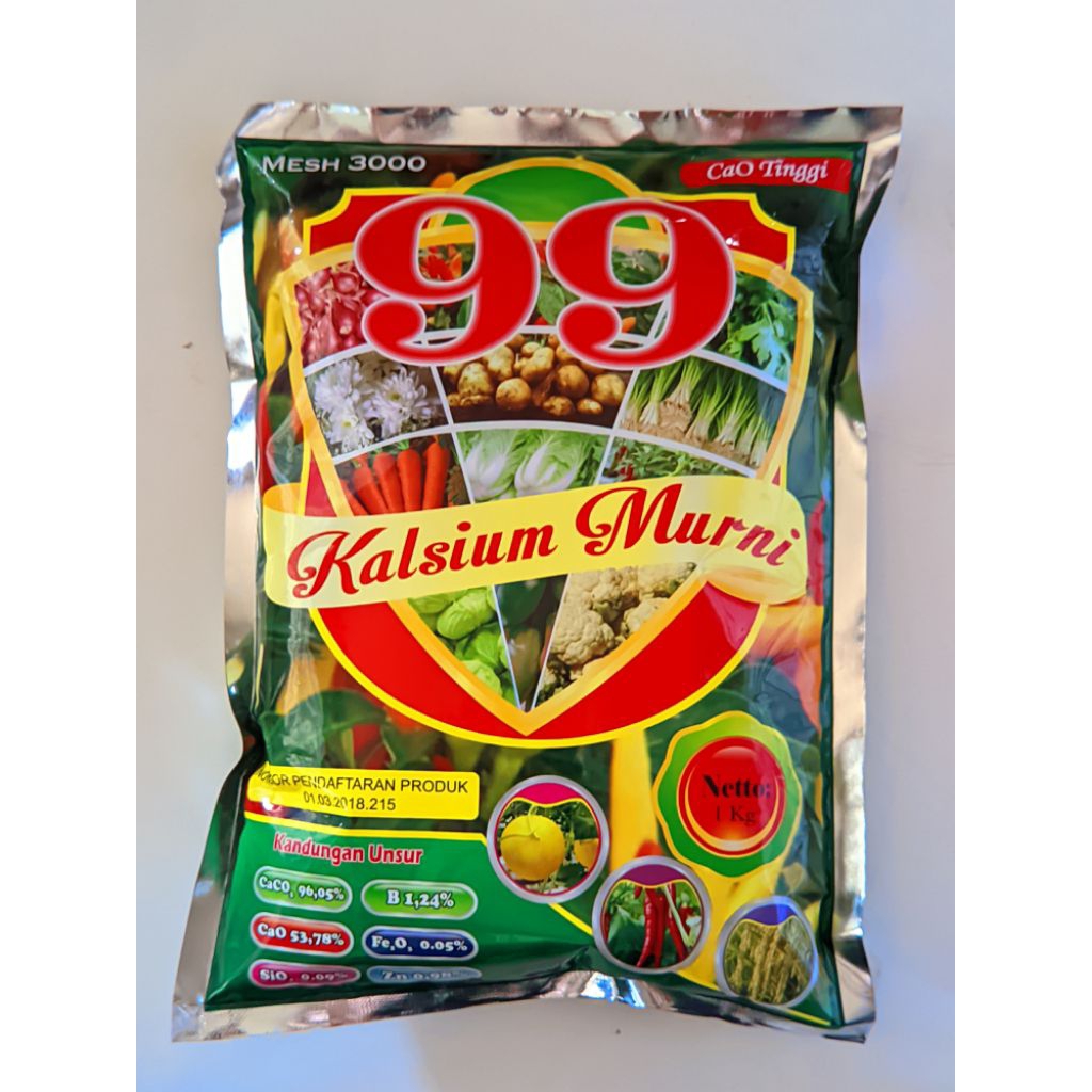 KALSIUM MURNI 99 1 KG - PUPUK KALSIUM