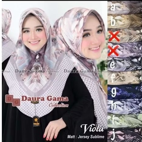 Viola printing Bergo ped By Daura gama