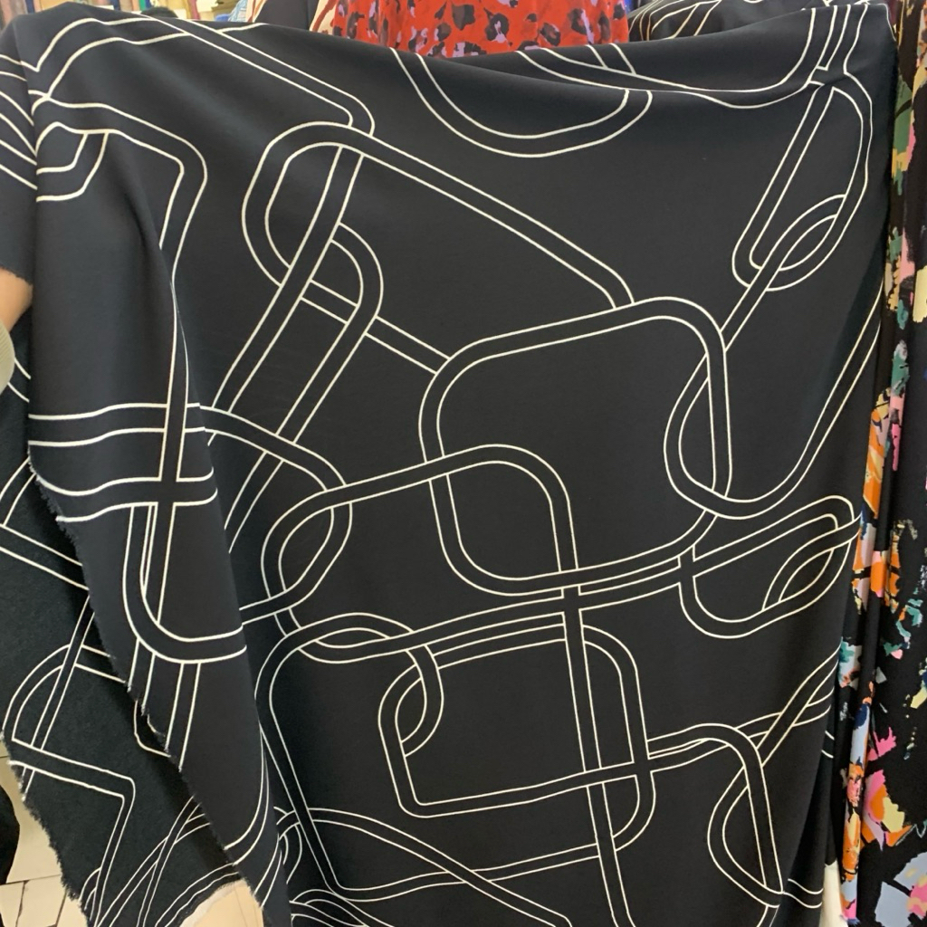 kain silk premium luxury - kain silk motif - kan silk motif abstrak - kain silk super quality