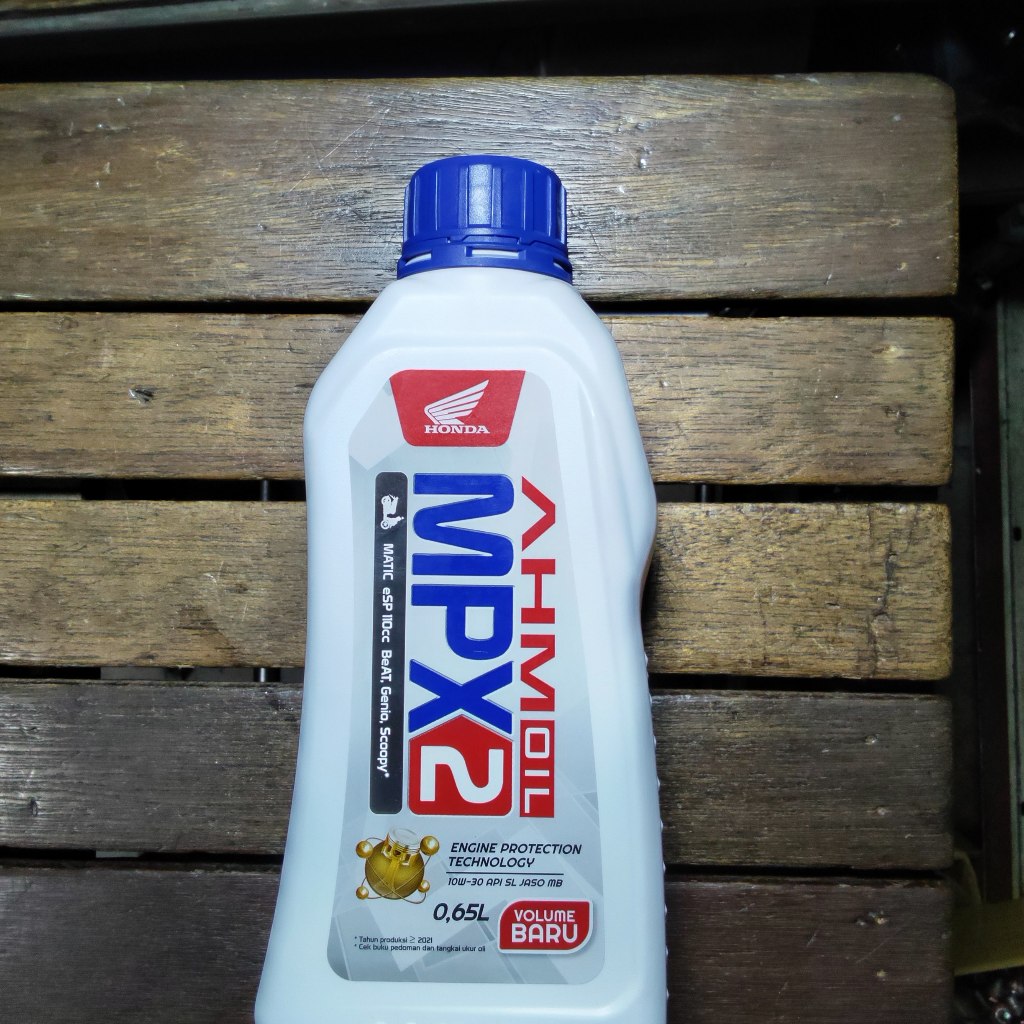 OLI MESIN AHM HONDA MPX2 MATIC 0,65L 100% ORIGINAL HONDA BEAT SCOOPY GENIO