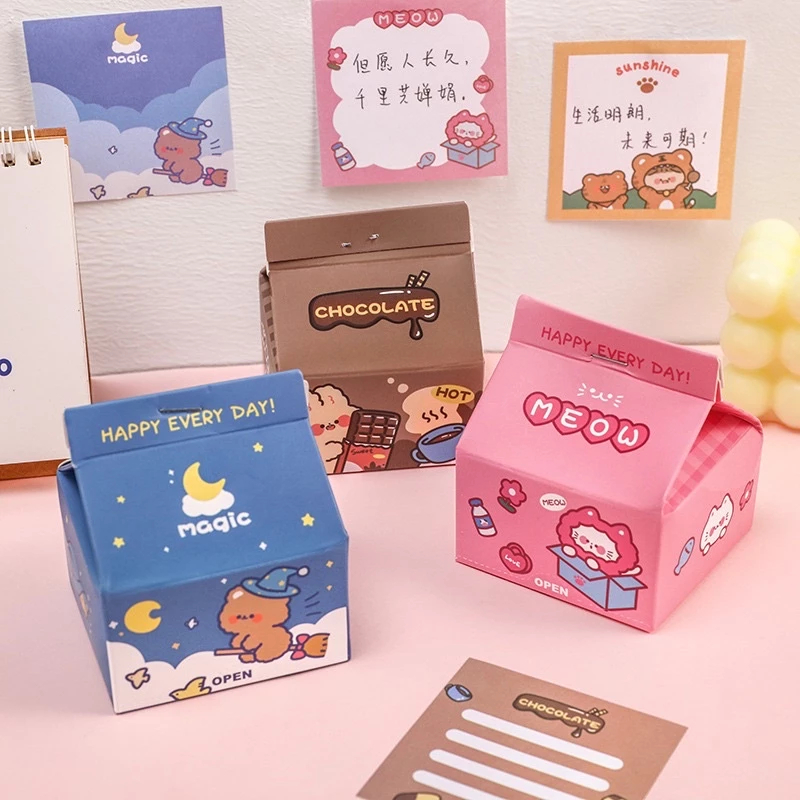 

Sticky Note Milky Box Memo Pad Kotak Susu 200lembar / Memo Pad Kotak Susu 200 lembar