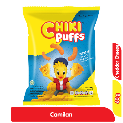 

Chiki Puffs Makanan Ringan Keju Cheddar 60 g