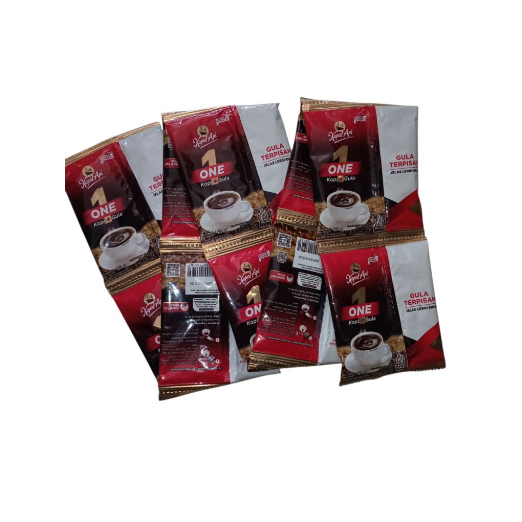 

Kapal Api ONE Gula Terpisah | Kopi + Gula 23gr 1 Renceng Isi 10sachet