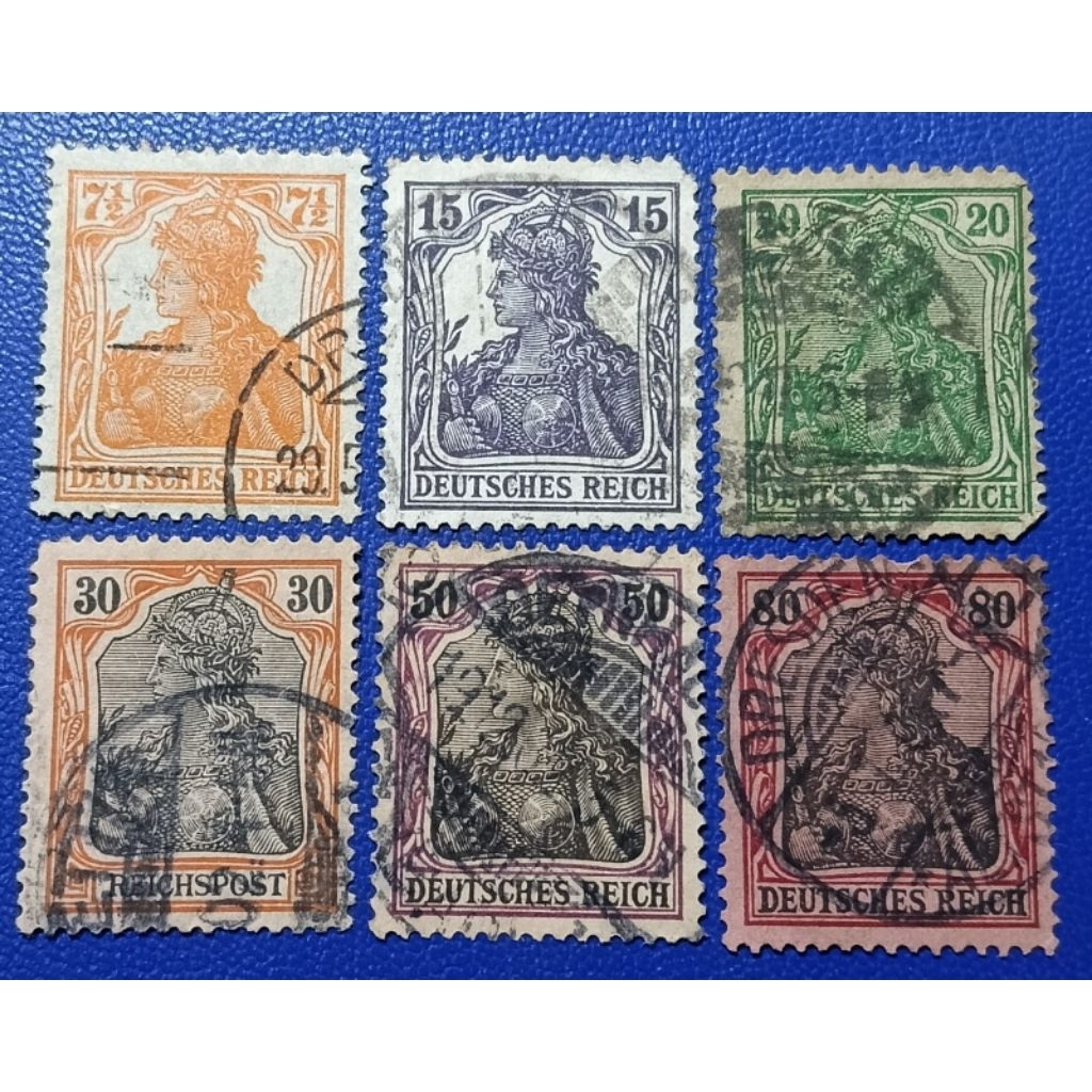 

Prangko Lawas LN German Lama Clasik 6 Keping