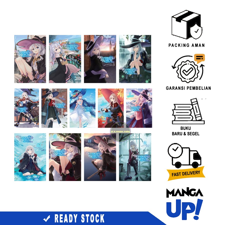 wandering witch the journey of Elaina light novel Vol. 1 - 13 English